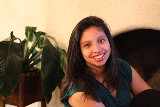 2010-10-13 3765 Brigitte With Straightened Hair