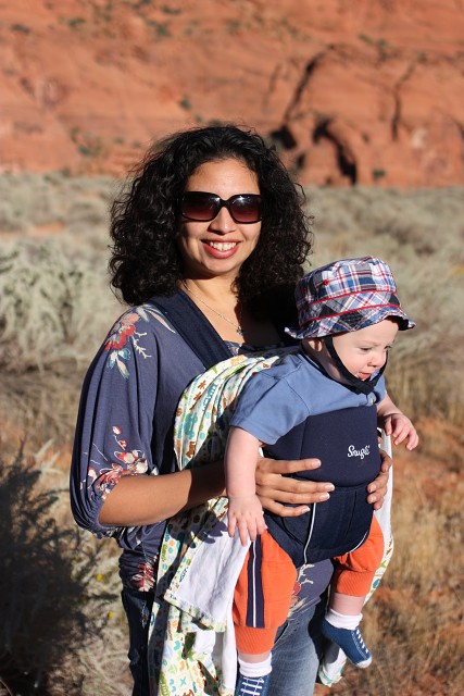 2011-10-09 5010 Brigitte And Henry In Snow Canyon